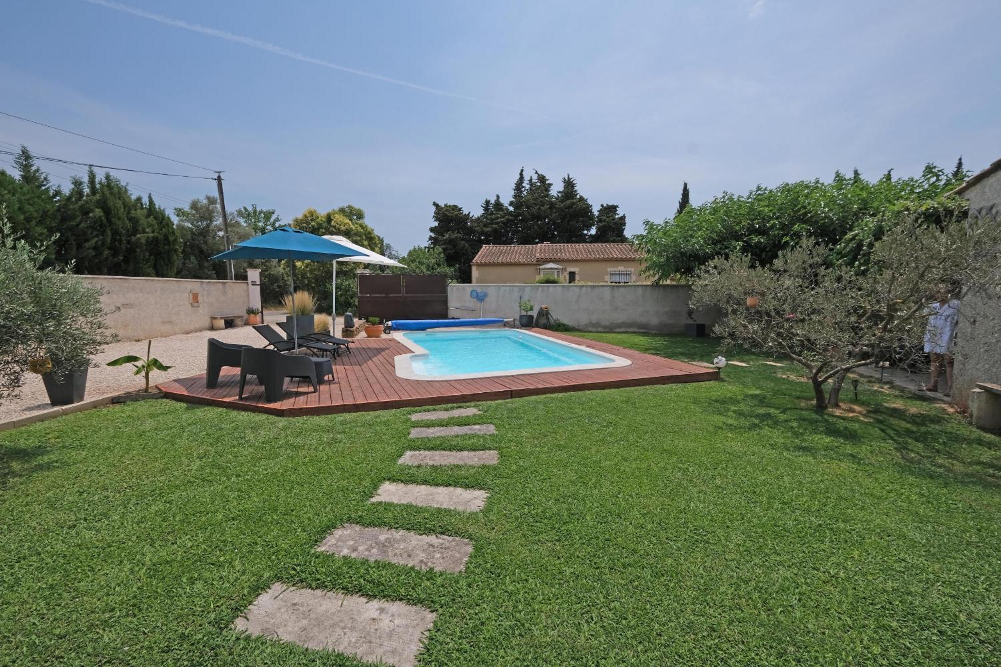 Very Pleasant House With Swimming Pool In Mouries, Near Les Baux De Provence In The Alpilles - 6 People 빌라 외부 사진