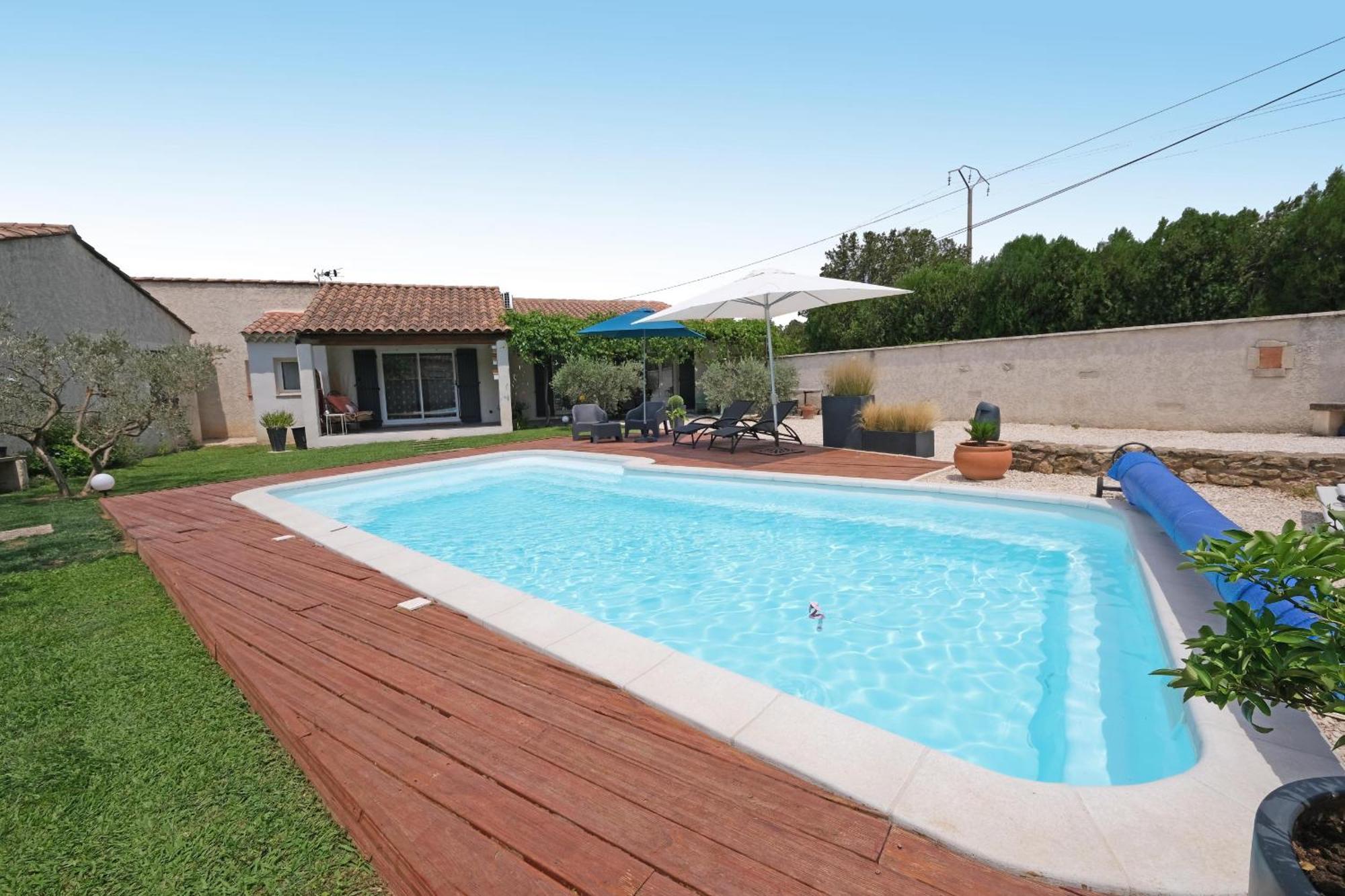 Very Pleasant House With Swimming Pool In Mouries, Near Les Baux De Provence In The Alpilles - 6 People 빌라 외부 사진