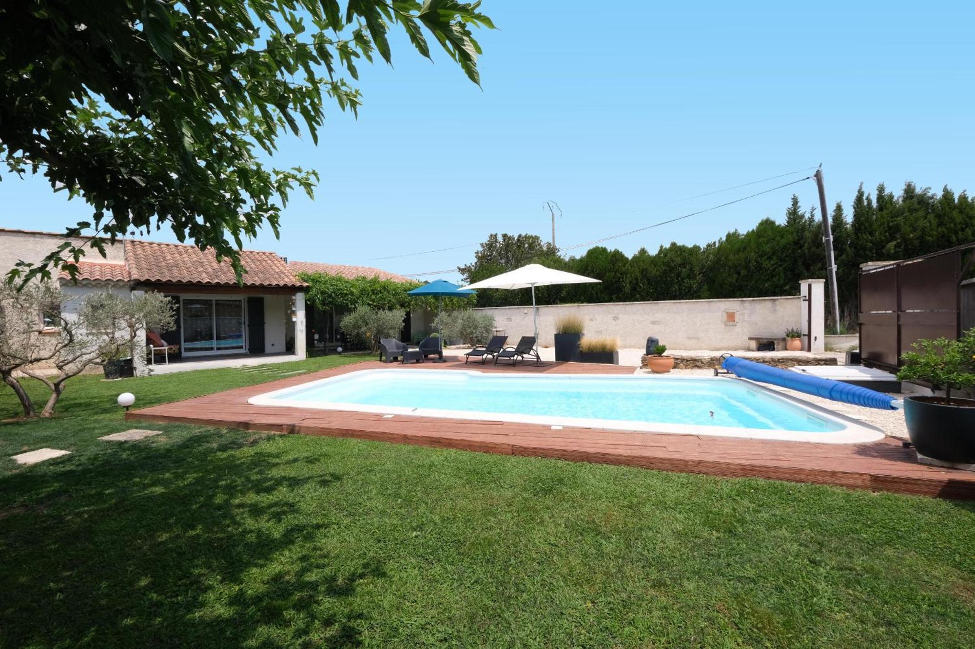 Very Pleasant House With Swimming Pool In Mouries, Near Les Baux De Provence In The Alpilles - 6 People 빌라 외부 사진